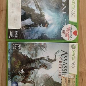 XBOX 360 / Assassins Creed and Halo 4